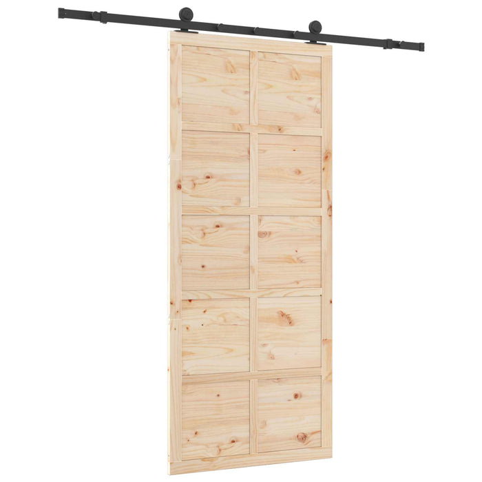 Ușă glisantă natural 100 x 208 cm Lemn masiv de pin WALTI