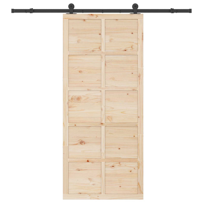 Ușă glisantă natural 100 x 208 cm Lemn masiv de pin WALTI