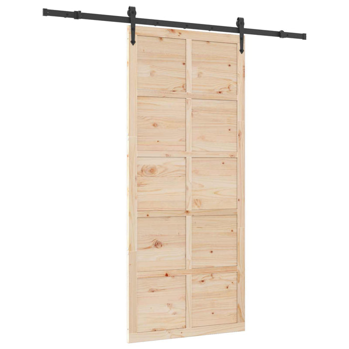 Ușă glisantă natural 90 x 208 cm Lemn masiv de pin WALTI