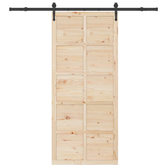 Ușă glisantă natural 90 x 208 cm Lemn masiv de pin WALTI
