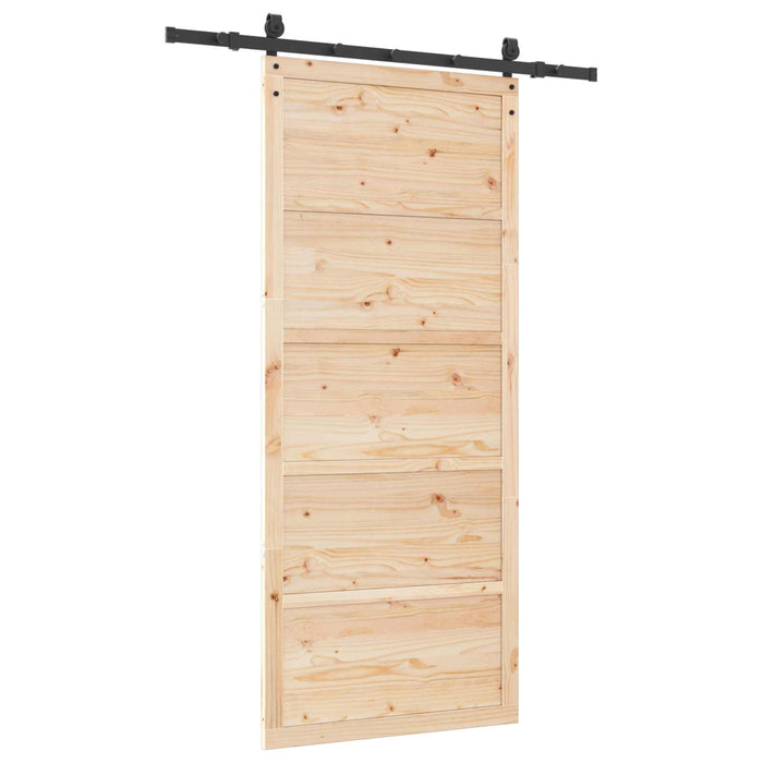 Ușă glisantă natural 80 x 208 cm Lemn masiv de pin - WALTI WALTI