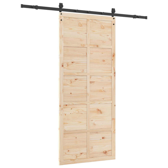 Ușă glisantă natural 90 x 208 cm Lemn masiv de pin WALTI