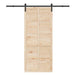 Ușă glisantă natural 90 x 208 cm Lemn masiv de pin - WALTI WALTI