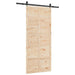 Ușă glisantă natural 80 x 208 cm Lemn masiv de pin - WALTI WALTI