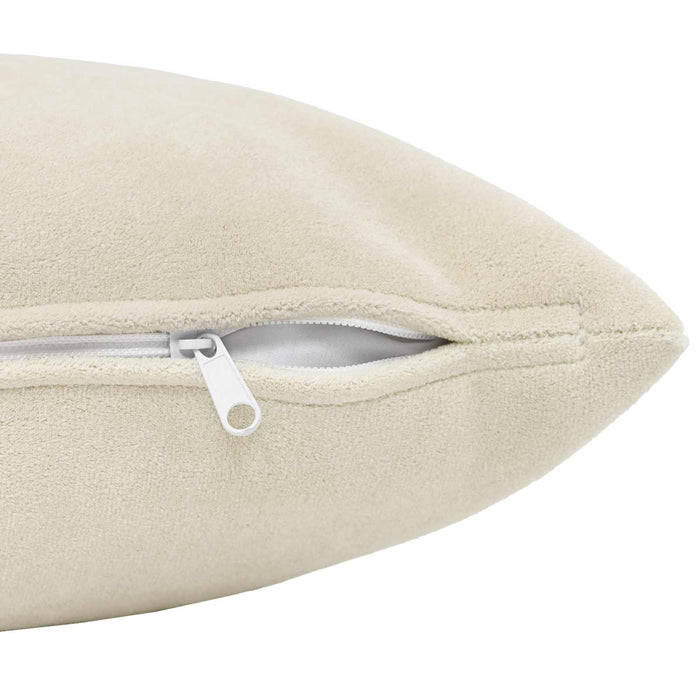 Pernă cu pernă HEERLEN 6 buc. Crem Fleece din microfibra - WALTI WALTI