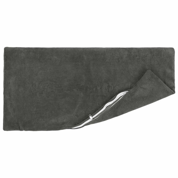 Pernă cu pernă HEERLEN 12 buc. Antracit Fleece din microfibra - WALTI WALTI