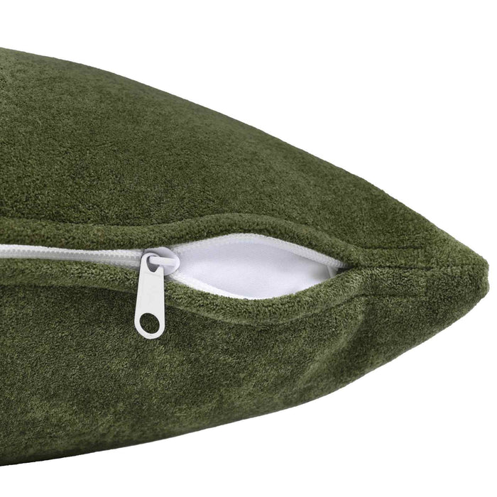 Pernă cu pernă HEERLEN 2 buc. Verde Fleece din microfibra - WALTI WALTI
