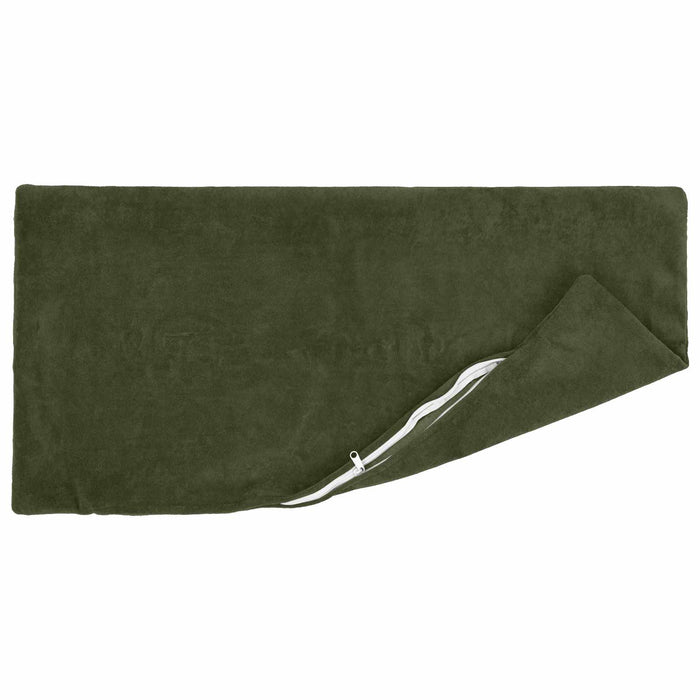 Pernă cu pernă HEERLEN 2 buc. Verde Fleece din microfibra - WALTI WALTI