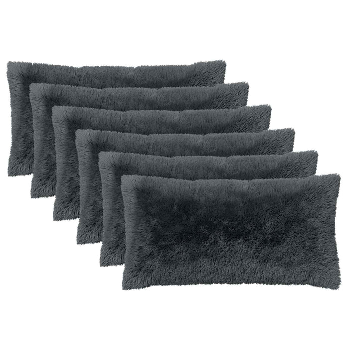 Pernă cu pernă HEERLEN 6 buc. Antracit Fleece PV - WALTI WALTI