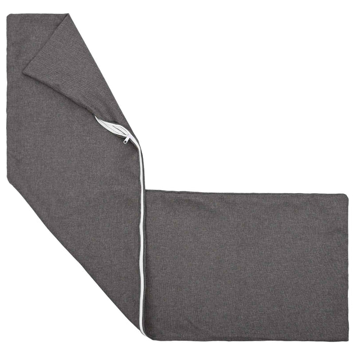 Pernă cu pernă HEERLEN Gri deschis 40 x 145 cm Țesătură WALTI