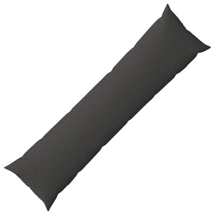 Pernă cu pernă HEERLEN Gri închis 40 x 145 cm Țesătură WALTI