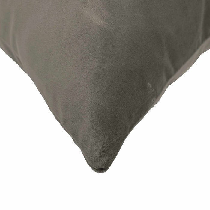 Pernă cu pernă HEERLEN Gri deschis 40 x 145 cm Catifea - WALTI WALTI