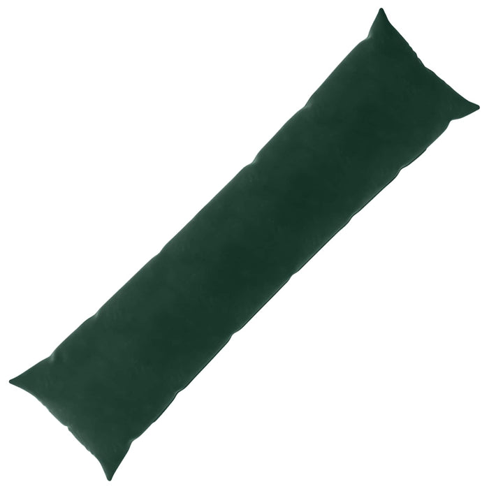 Pernă cu pernă HEERLEN Verde închis 40 x 145 cm Catifea - WALTI WALTI