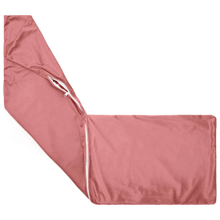 Pernă cu pernă HEERLEN Roz 40 x 145 cm Catifea WALTI
