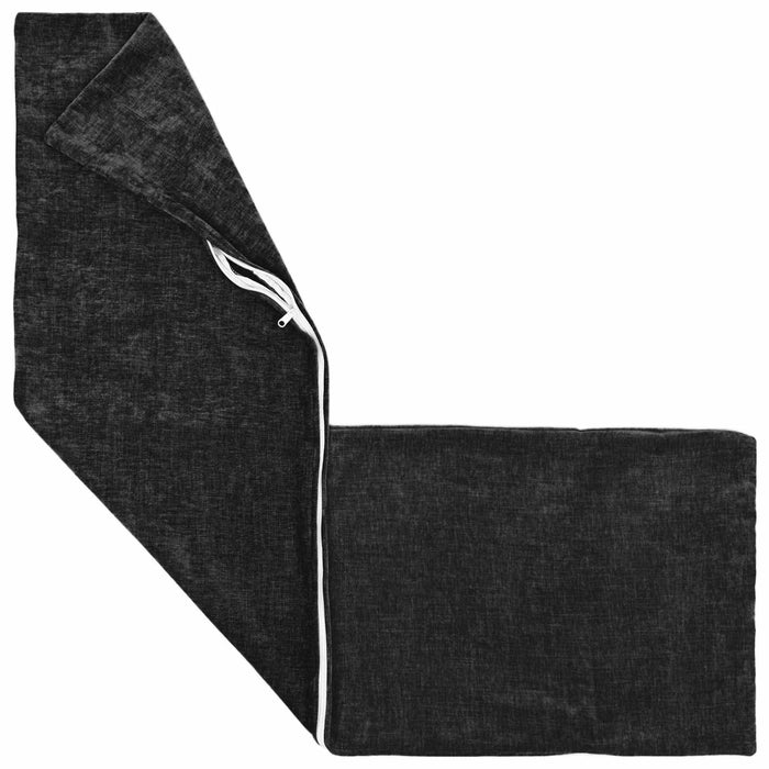 Pernă HEERLEN Antracit 40 x 145 cm Țesătură Chenille WALTI