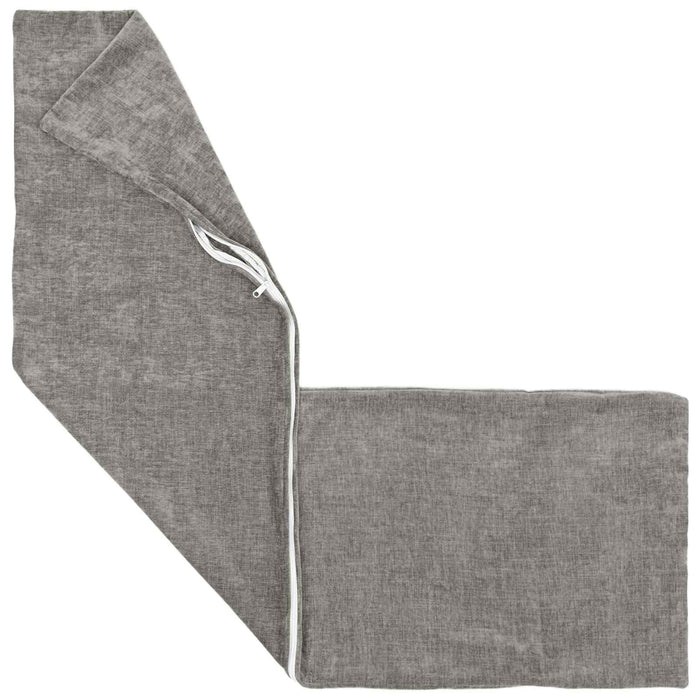 Pernă HEERLEN Gri deschis 40 x 145 cm Țesătură Chenille - WALTI WALTI