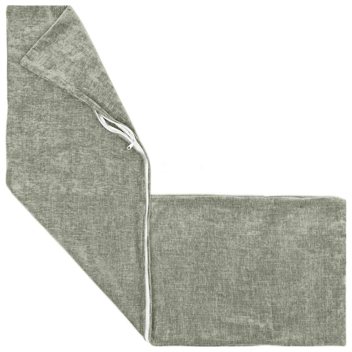 Pernă HEERLEN Verde 40 x 145 cm Țesătură Chenille WALTI
