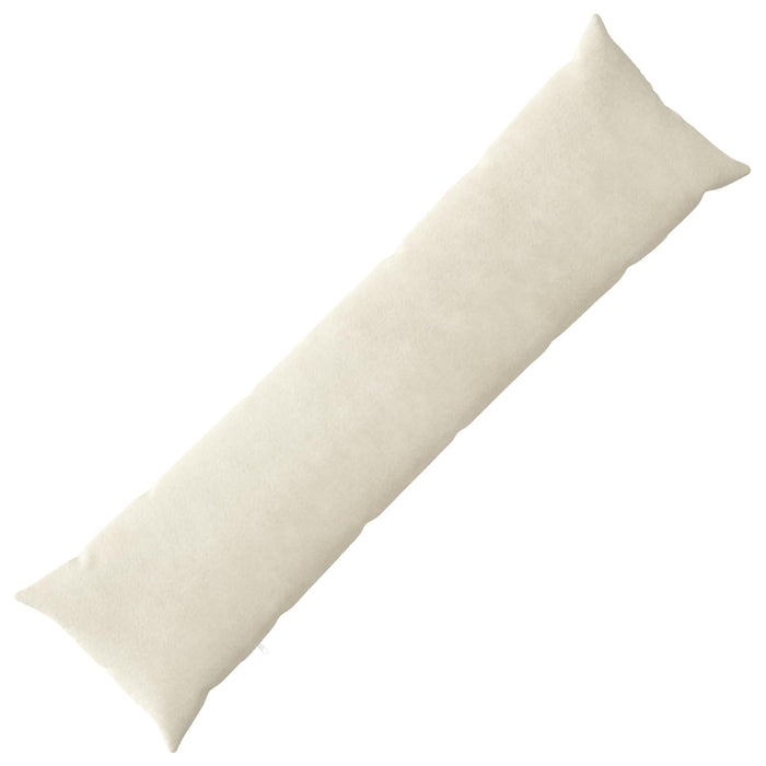 Pernă cu pernă HEERLEN Crem 40 x 145 cm Fleece din microfibra - WALTI WALTI