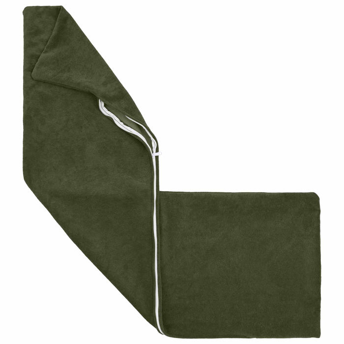 Pernă cu pernă HEERLEN Verde 40 x 145 cm Fleece din microfibra - WALTI WALTI