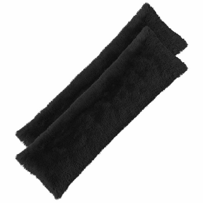Pernă cu pernă HEERLEN Negru 40 x 145 cm Fleece PV WALTI