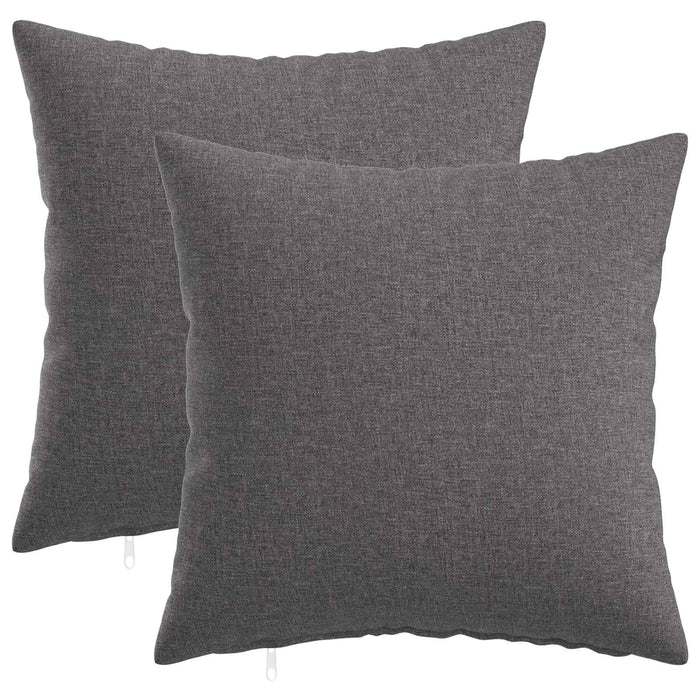 Pernă cu pernă HEERLEN 2 buc. Gri deschis Țesătură WALTI