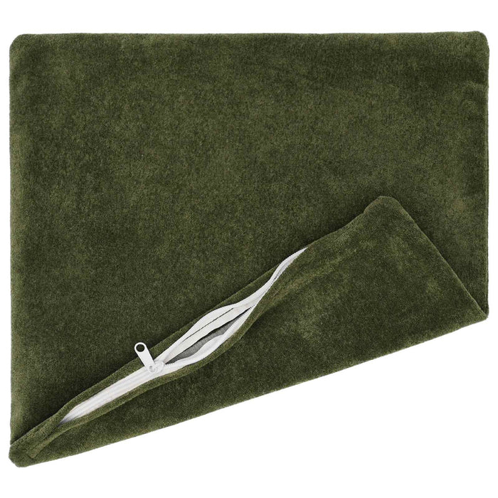 Pernă cu pernă HEERLEN 2 buc. Verde Fleece din microfibra - WALTI WALTI