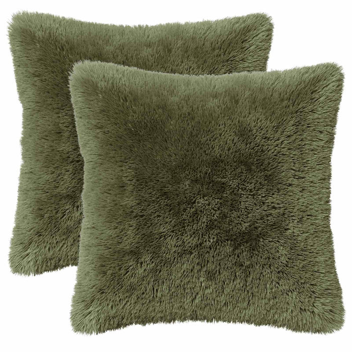 Pernă cu pernă HEERLEN 6 buc. Verde Fleece PV WALTI