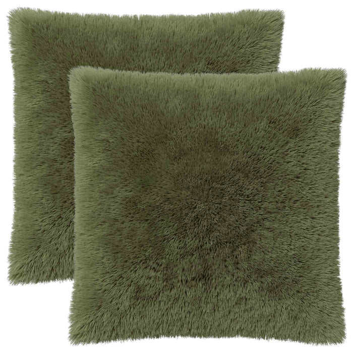 Pernă cu pernă HEERLEN 2 buc. Verde Fleece PV - WALTI WALTI