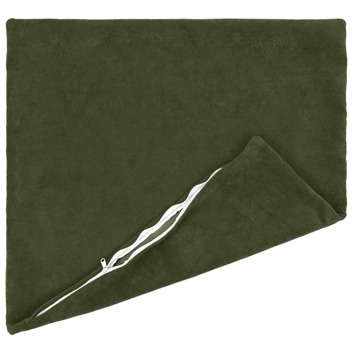 Pernă cu pernă HEERLEN 2 buc. Verde Fleece din microfibra - WALTI WALTI