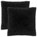Pernă cu pernă HEERLEN 2 buc. Negru Fleece PV - WALTI WALTI