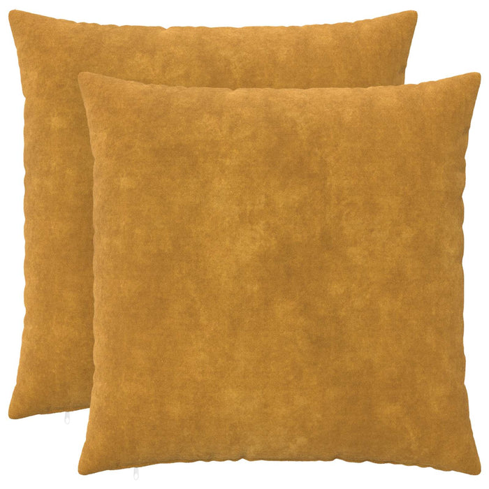 Pernă cu pernă HEERLEN 2 buc. Galben Fleece din microfibra - WALTI WALTI