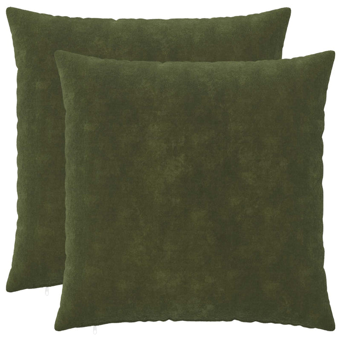 Pernă cu pernă HEERLEN 2 buc. Verde Fleece din microfibra - WALTI WALTI