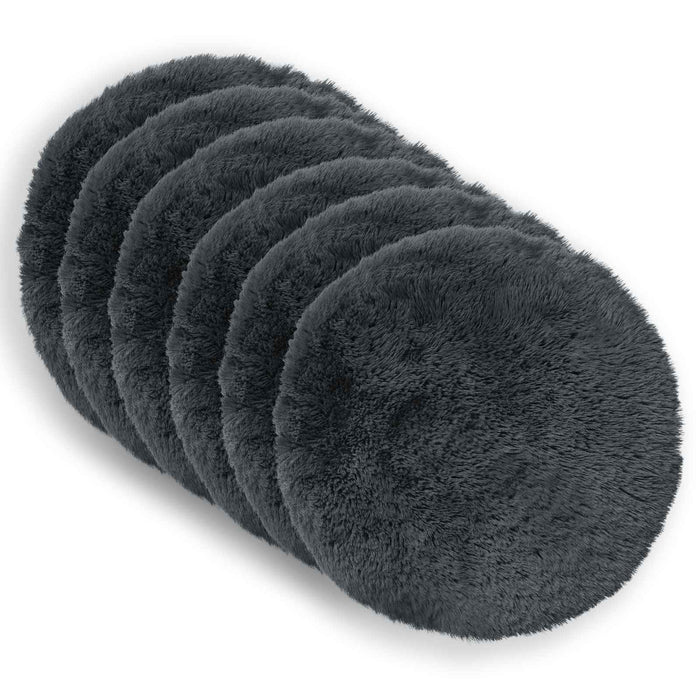 Pernă cu pernă HEERLEN 6 buc. Antracit Fleece PV - WALTI WALTI