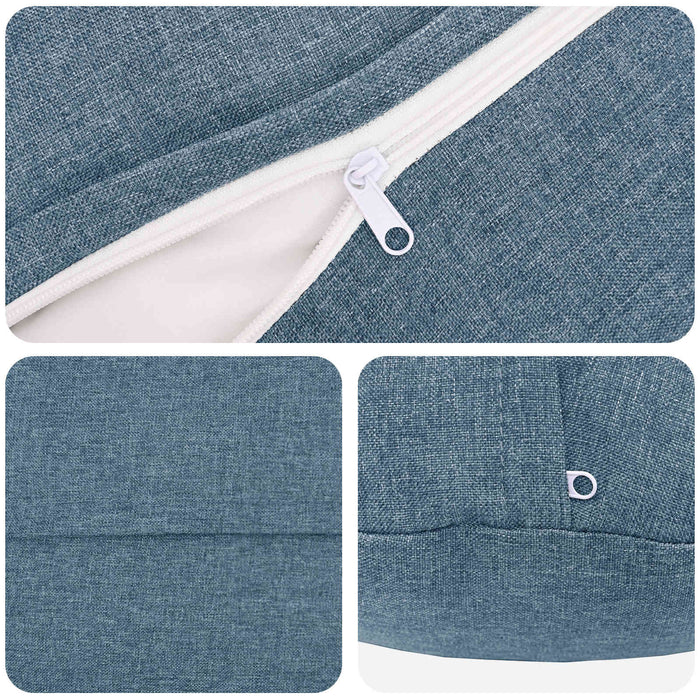 Pernă cu pernă HEERLEN 2 buc. Albastru Jeans Țesătură - WALTI WALTI