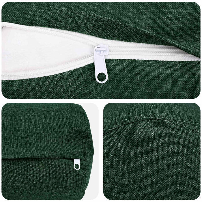 Pernă cu pernă HEERLEN 2 buc. Verde închis Țesătură WALTI