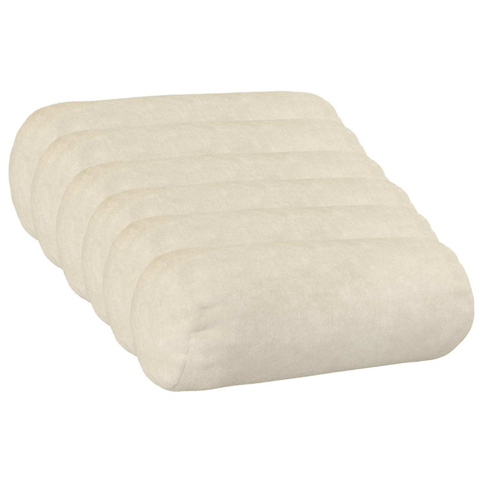 Pernă cu pernă HEERLEN 6 buc. Crem Fleece din microfibra WALTI