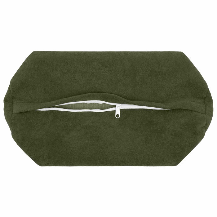 Pernă cu pernă HEERLEN 2 buc. Verde Fleece din microfibra - WALTI WALTI