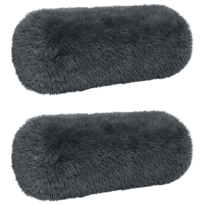 Pernă cu pernă HEERLEN 2 buc. Antracit Fleece PV WALTI