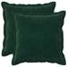 Pernă cu pernă HOUTEN 2 buc. Verde închis Catifea - WALTI WALTI