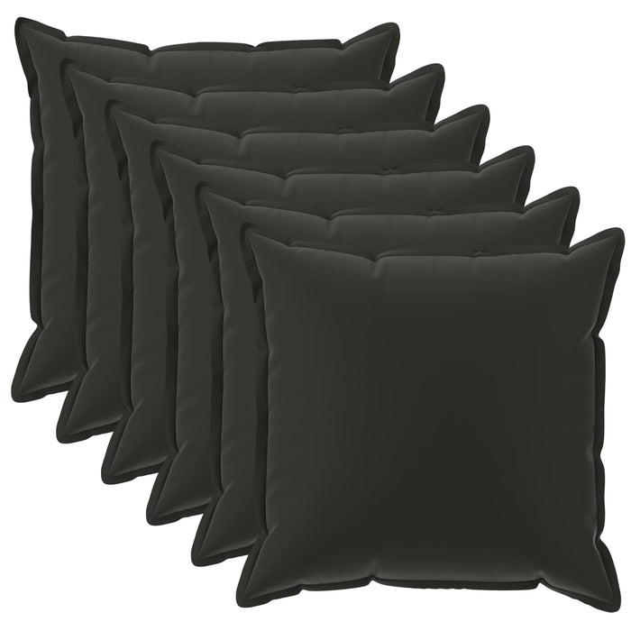Pernă 6 buc. HOUTEN Negru 30 x 30 cm Poliester - WALTI WALTI