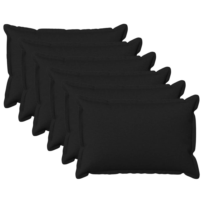 Pernă cu pernă HOUTEN 6 buc. Negru in sintetic WALTI