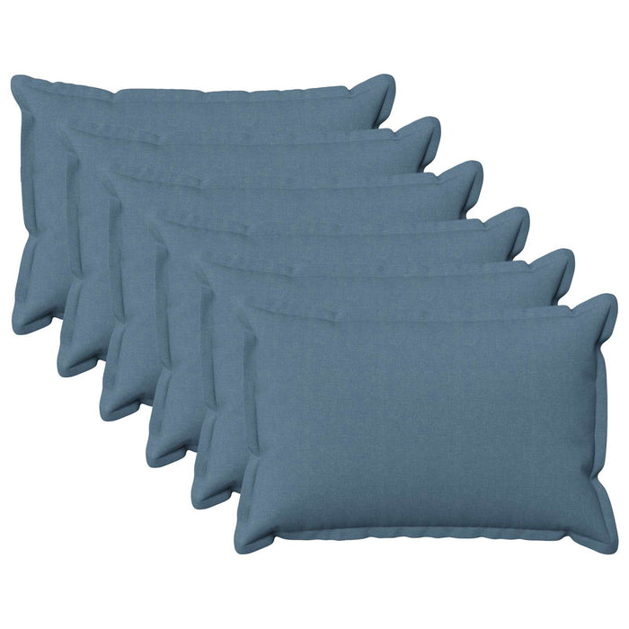 Pernă cu pernă HOUTEN 6 buc. Albastru Jeans in sintetic WALTI
