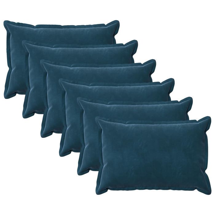 Pernă cu pernă HOUTEN 6 buc. albastru Catifea - WALTI WALTI