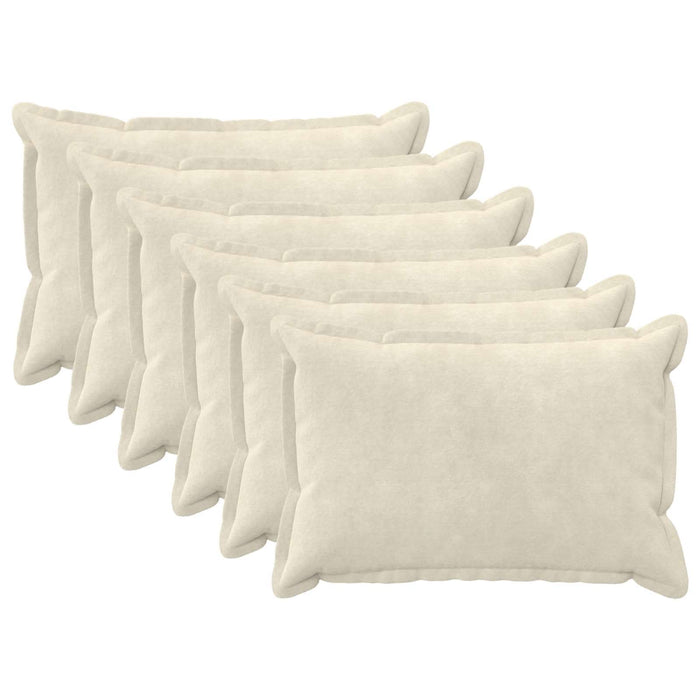 Pernă cu pernă HOUTEN 6 buc. Crem Fleece din microfibra WALTI
