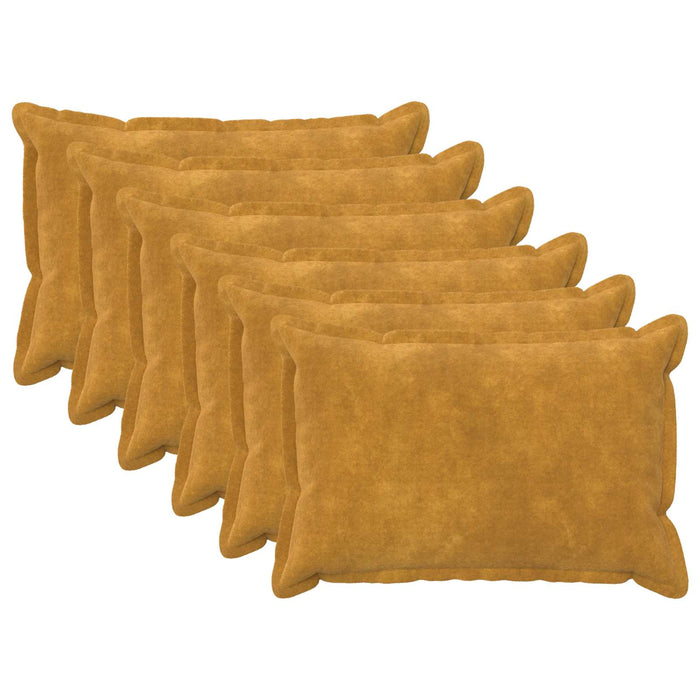 Pernă cu pernă HOUTEN 6 buc. Galben Fleece din microfibra - WALTI WALTI