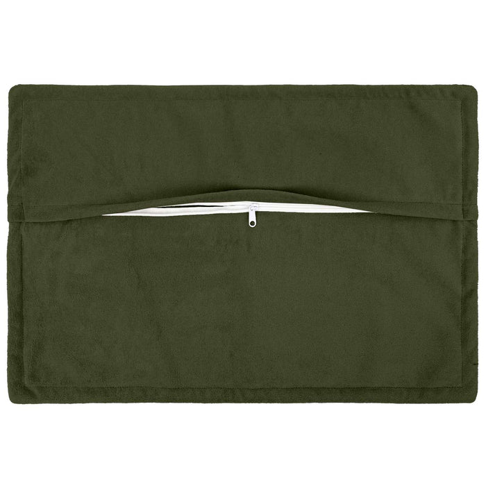 Pernă cu pernă HOUTEN 2 buc. Verde Fleece din microfibra WALTI