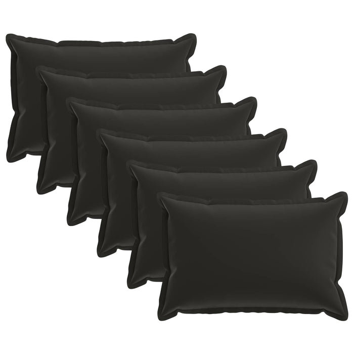 Pernă cu pernă HOUTEN 6 buc. Negru Poliester WALTI