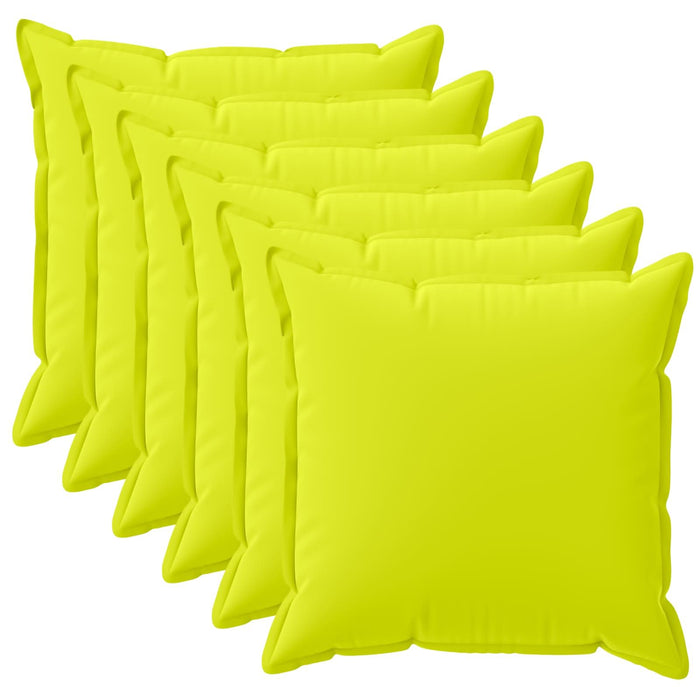 Pernă cu pernă HOUTEN 6 buc. Verde strălucitor. Poliester WALTI