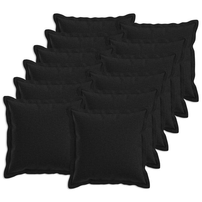 Pernă cu pernă HOUTEN 12 buc. Negru in sintetic WALTI