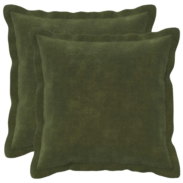 Pernă cu pernă HOUTEN 2 buc. Verde Fleece din microfibra - WALTI WALTI